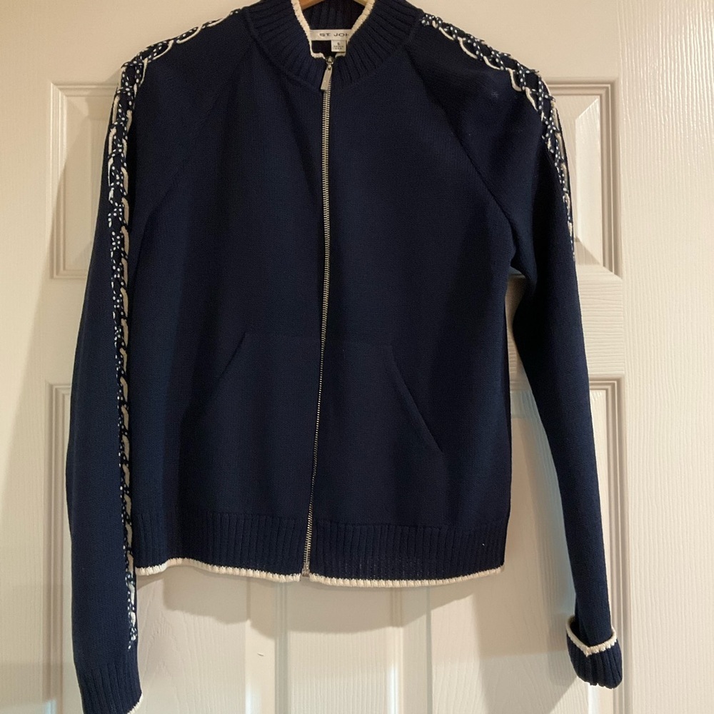St John Navy Blue Women's sweater